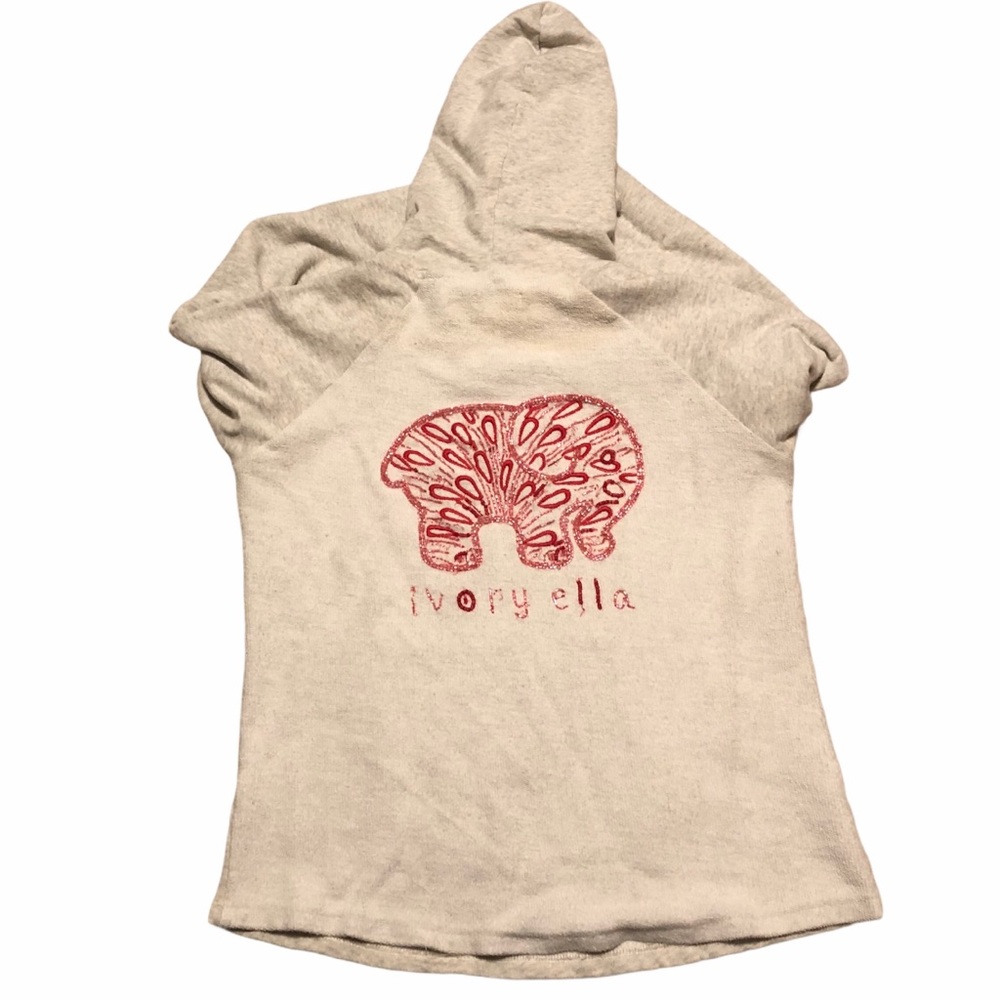 Ivory Ella Gray Sweatshirt Hoodie - Picture 3 of 3